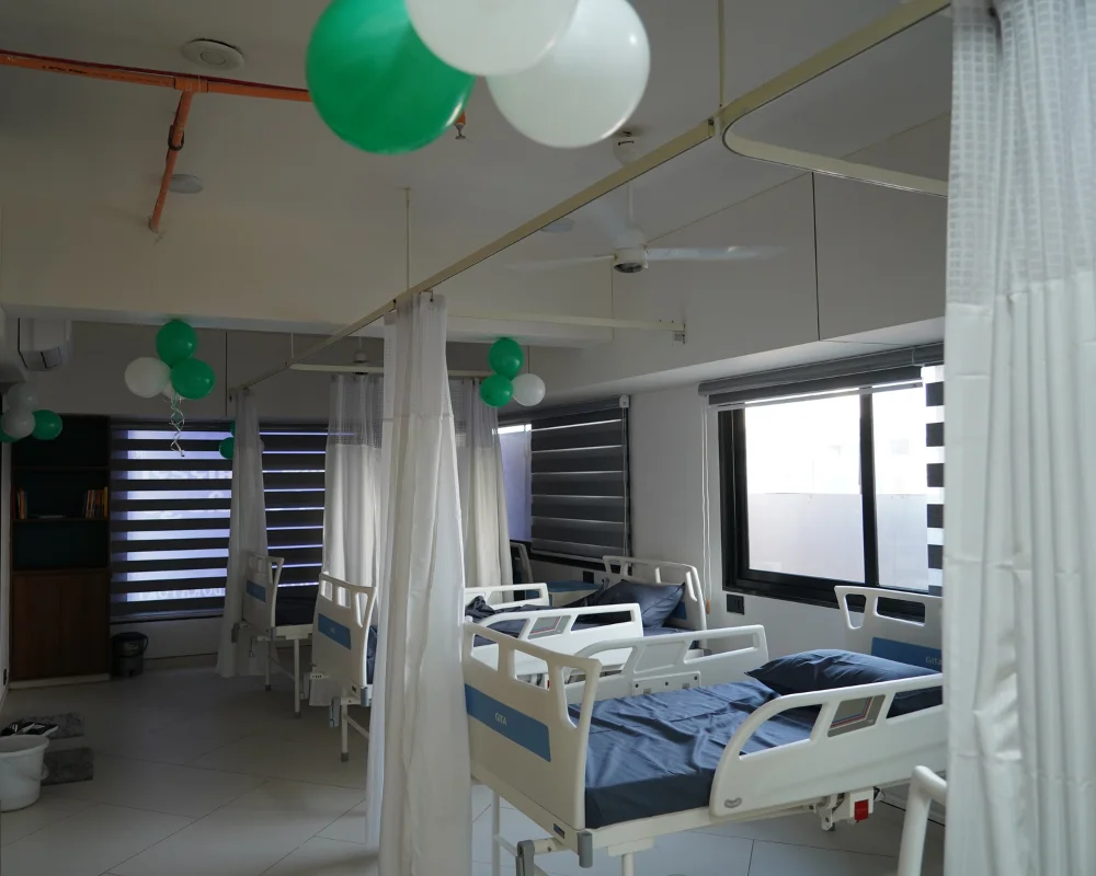 In-patient (IPD) ward for admitted patients