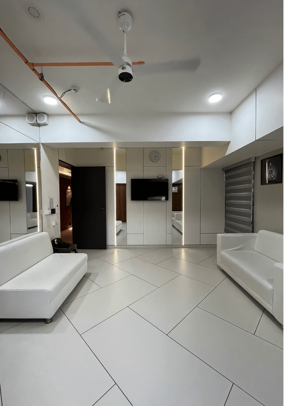 Patient lounge area at Divine Ayurveda Hospital